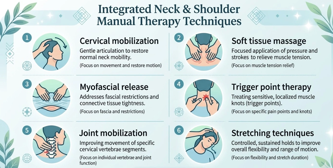 Professional manual therapy for neck pain